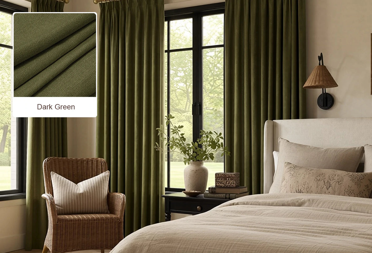 Beige Lucas curtain fabric swatch