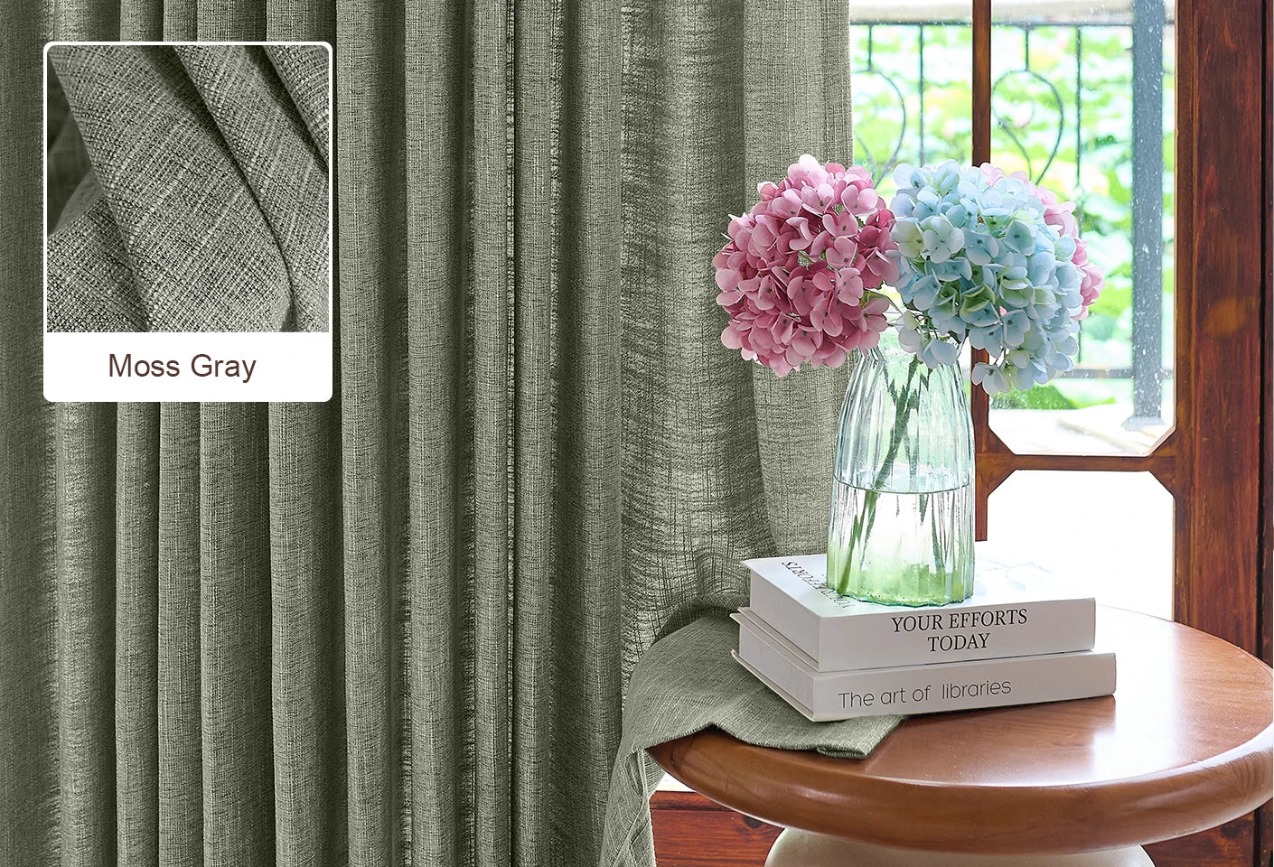 Caleb curtain fabric swatch