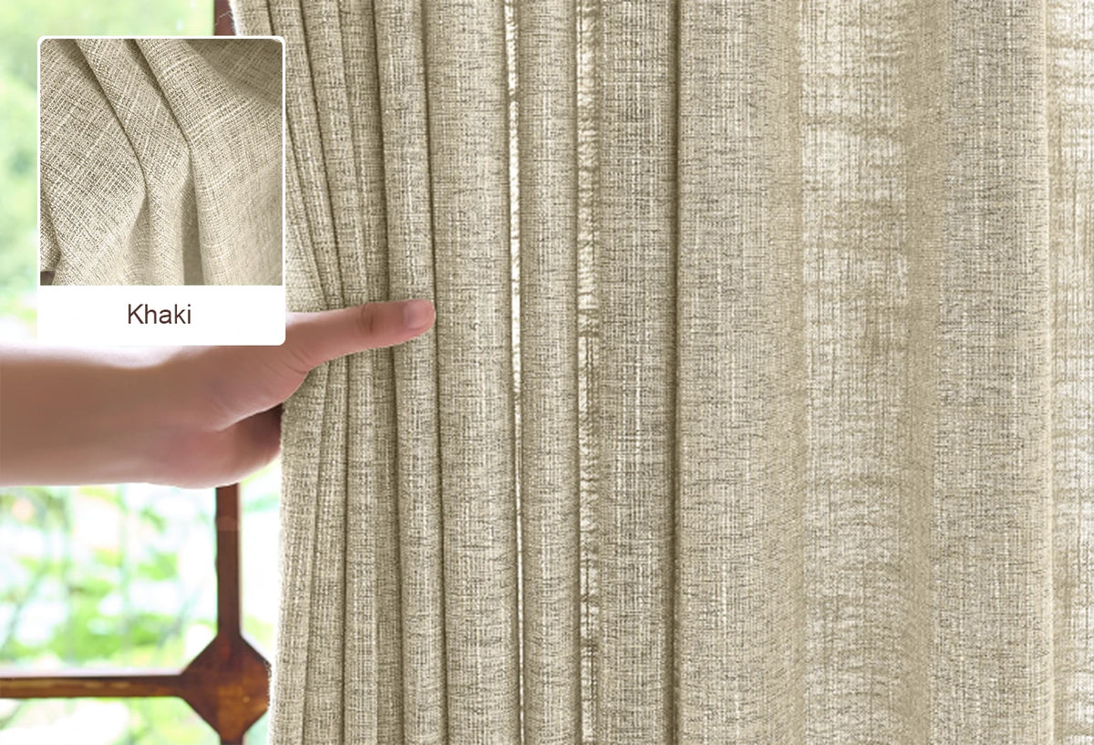 Caleb curtain fabric swatch