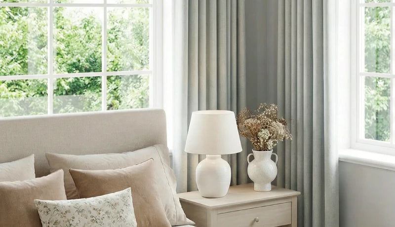 Soft cotton-like Lucas curtain fabric