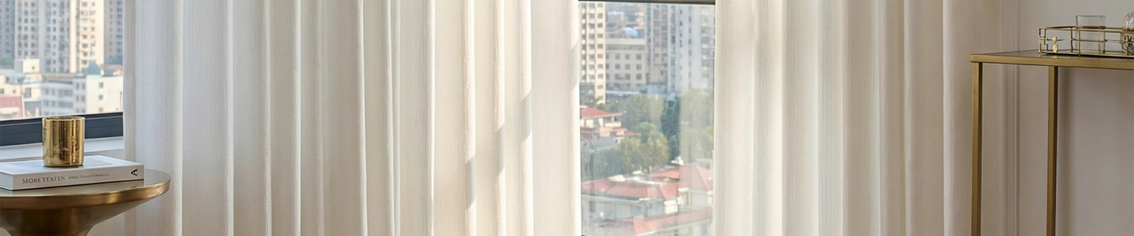 Lucas curtains creating an elegant minimalist interior