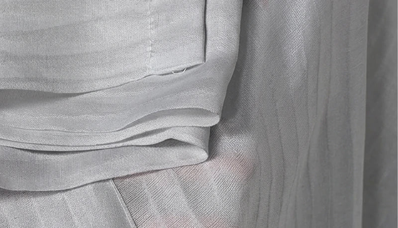 Soft cotton-like Lucas curtain fabric