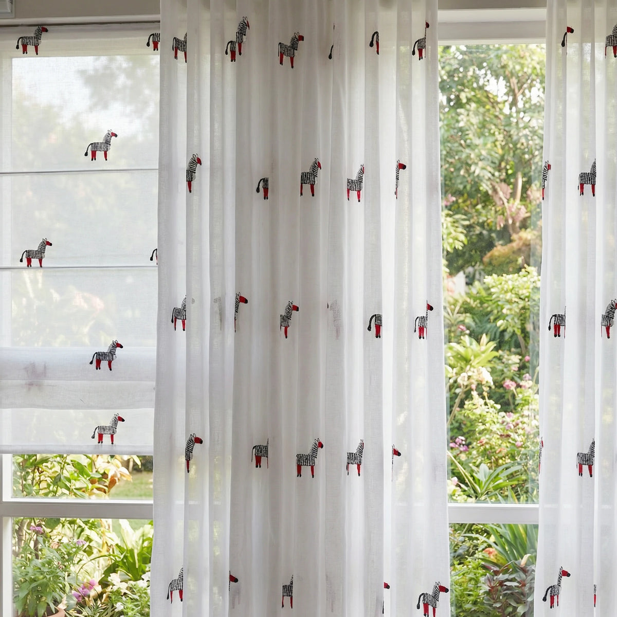 Ayla sheer curtains softly filtering daylight