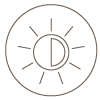 Fade resistant icon