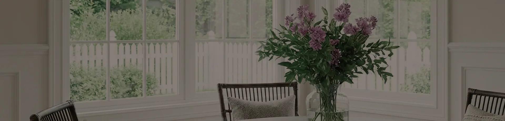 Clyde ramie shades in an elegant interior