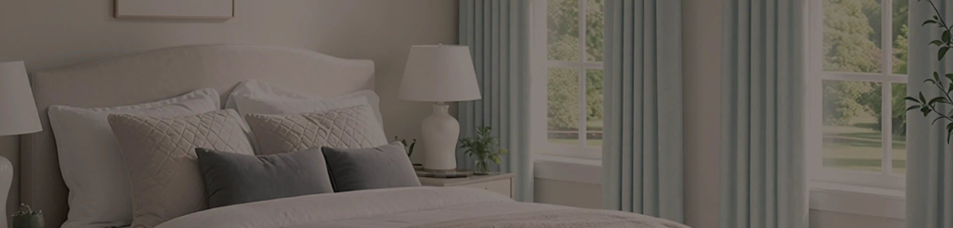 Lucas curtains creating an elegant minimalist interior